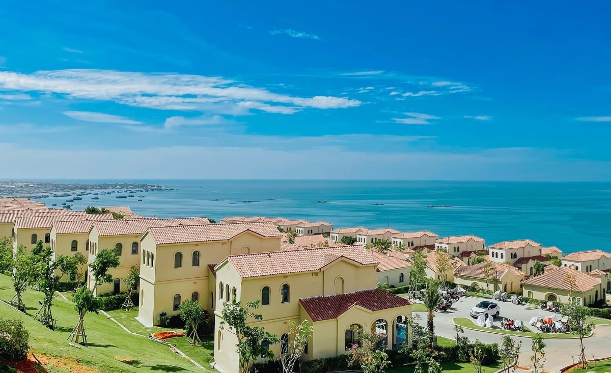 Một trong số các dự án biệt thự du lịch ở Phan Thiết.