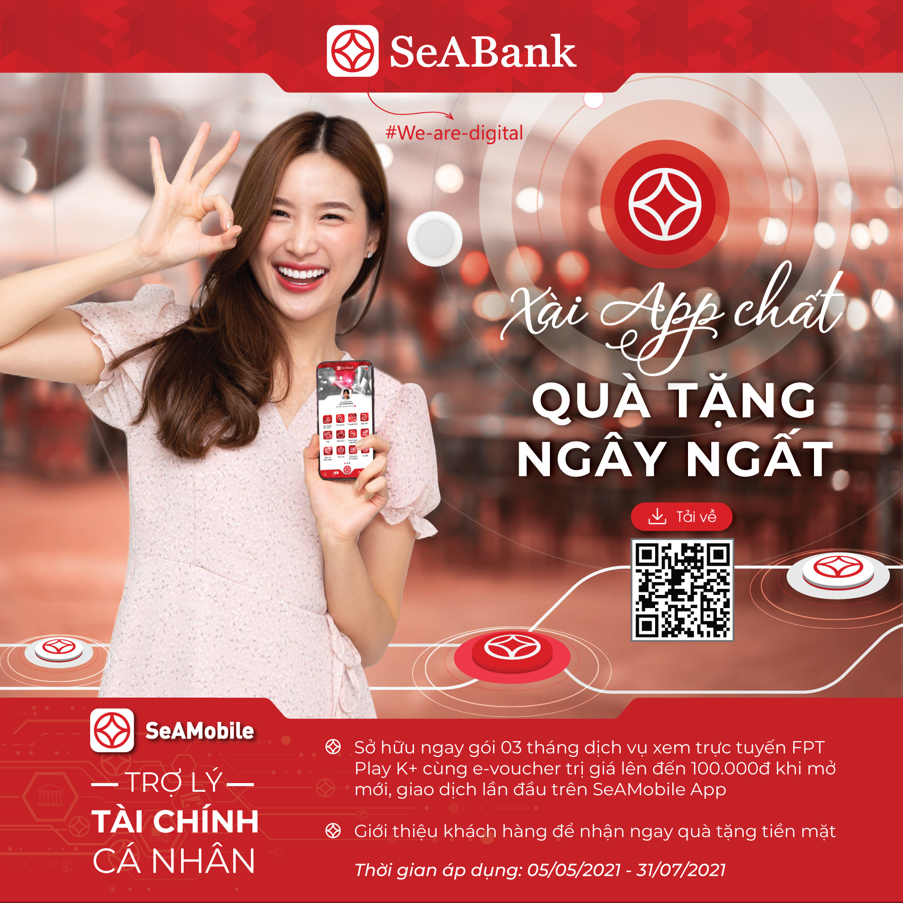 Chương trình “Xài app chất - Quà tặng ngây ngất” diễn ra trong 3 tháng, được chia làm 3 kỳ. 