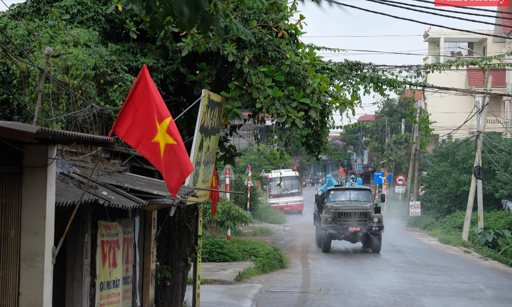 Xã Tô Hiệu, huyện Thường Tín, Hà Nội sáng ngày 8/5.