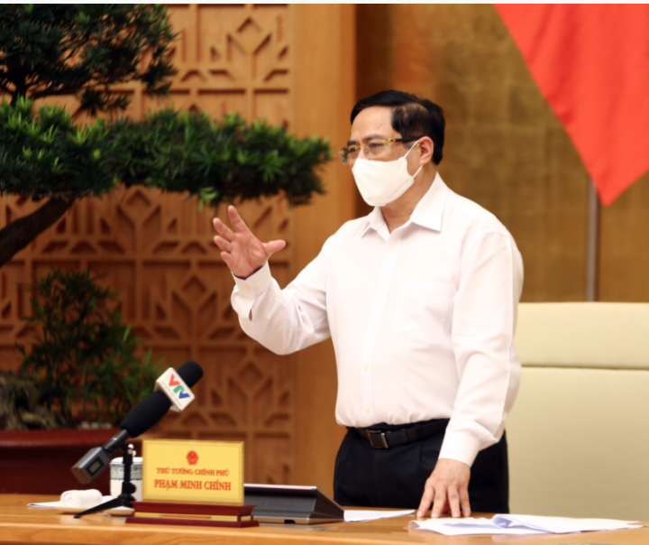 Thủ tướng Phạm Minh Chính phát biểu tại cuộc họp - Ảnh: VGP