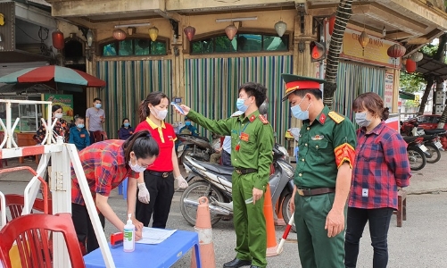 Thêm 4 ca dương tính, Yên Lạc lập 11 chốt kiểm soát dịch