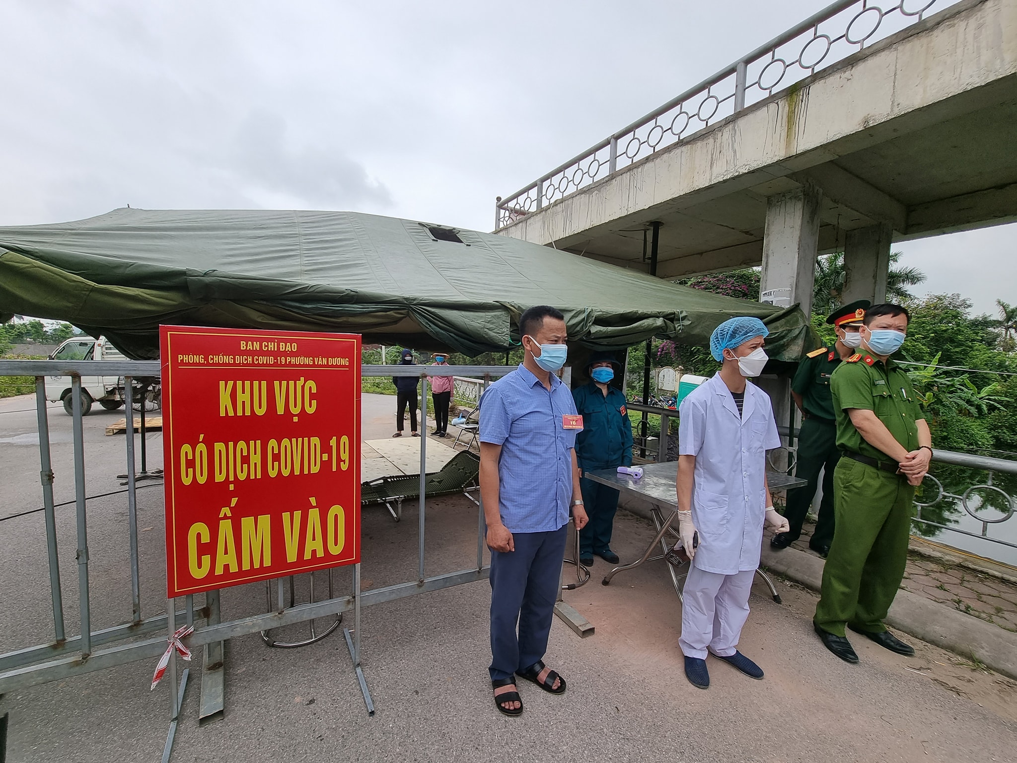 Điểm chốt phòng dịch tại Bắc Ninh