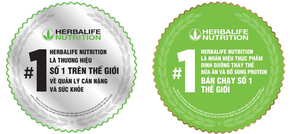 Herbalife Nutrition là thương hiệu số 1 trên thế giới về quản lý cân nặng và sức khỏe và là nhãn hiệu thực phẩm dinh dưỡng thay thế bữa ăn và bổ sung protein bán chạy số 1 trên thế giới.
