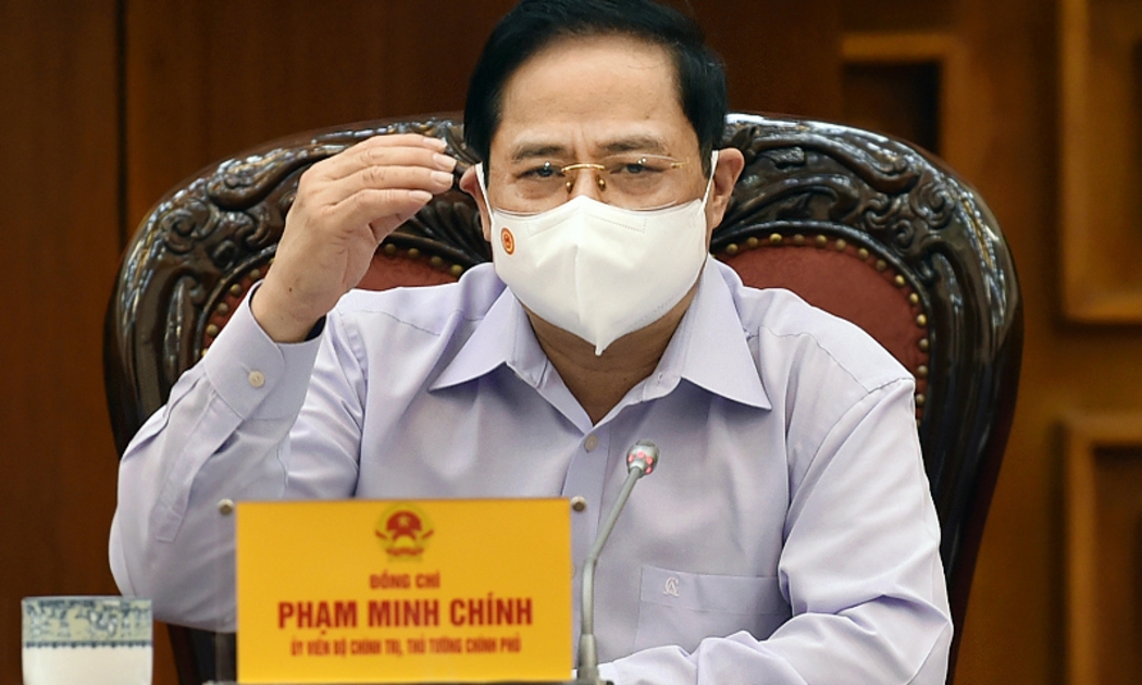 Thủ tướng Phạm Minh Chính tại cuộc họp Thường trực Chính phủ chiều 10/5 - Ảnh: VGP.