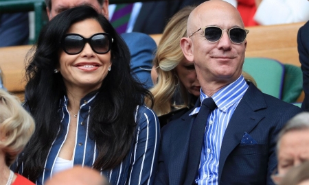 Tỷ phú Jeff Bezos và bạn gái Lauren Sanchez - Ảnh: Getty Images