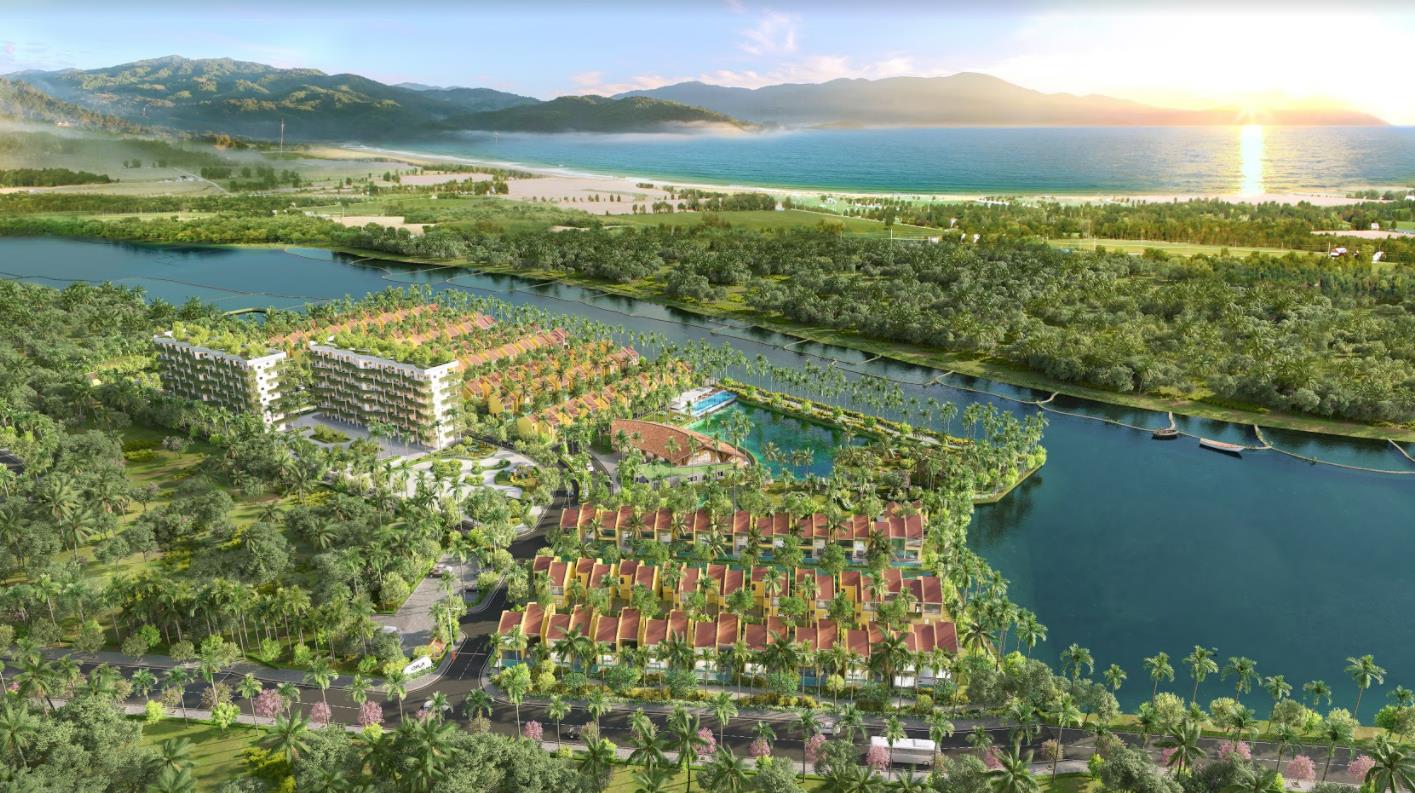 Những dự án bất động sản sở hữu tính đa năng trong khai thác có lợi thế cạnh tranh lớn. (Ảnh phối cảnh dự án Casamia Calm Hoi An).