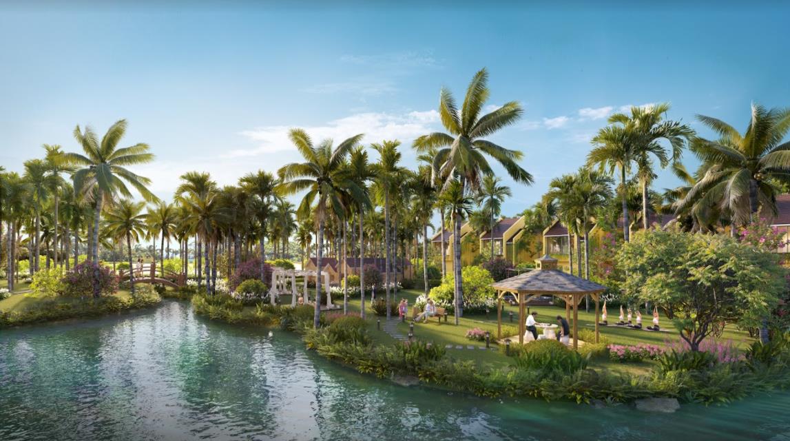 Casamia Calm Hoi An - Khu đô thị mang phong cách resort, nằm bên cạnh làng rau Trà Quế, cách phố cổ Hội An 2km.