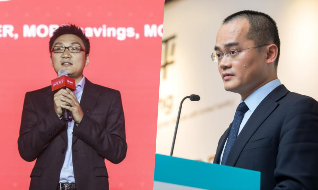 Huang Zheng, người sáng lập Pinduoduo (ảnh trái) và Wang Xing, người sáng lập Meituan - Ảnh: Bloomberg/Getty Images.