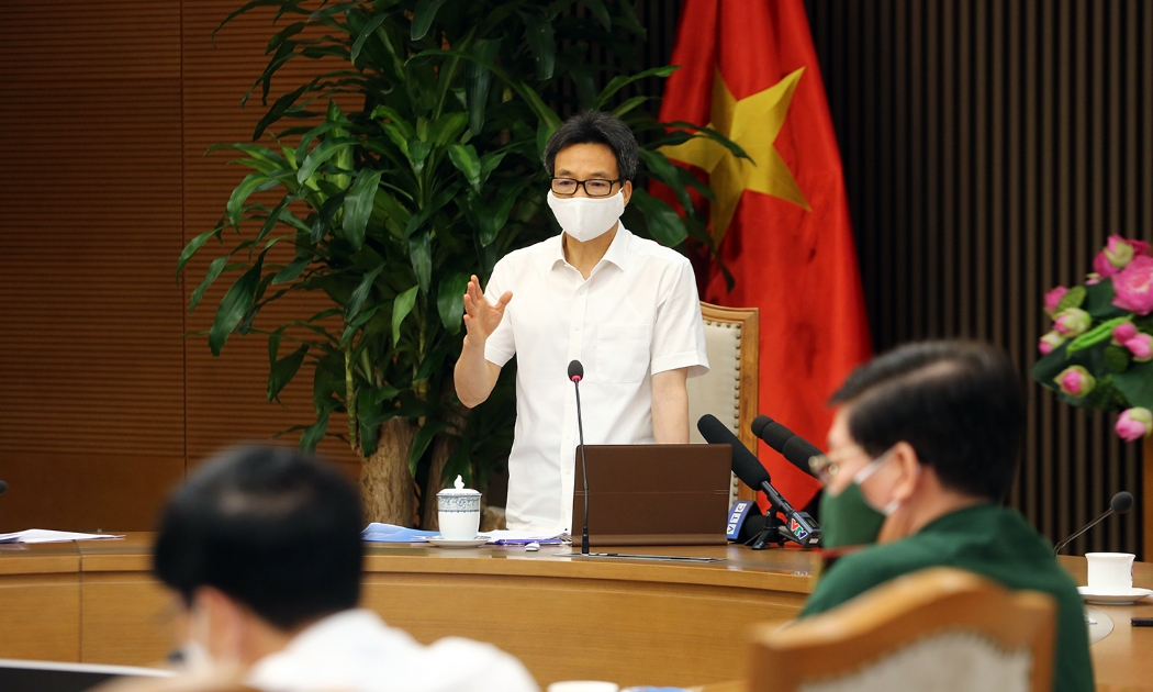Phó Thủ tướng Vũ Đức Đam phát biểu chỉ đạo tại cuộc họp - Ảnh: VGP.
