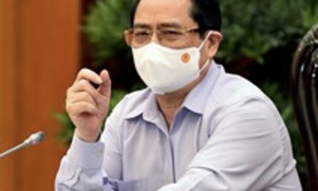 Thủ tướng Phạm Minh Chính tại buổi làm việc với Bộ Thông tin và Truyền thông - Ảnh: VGP