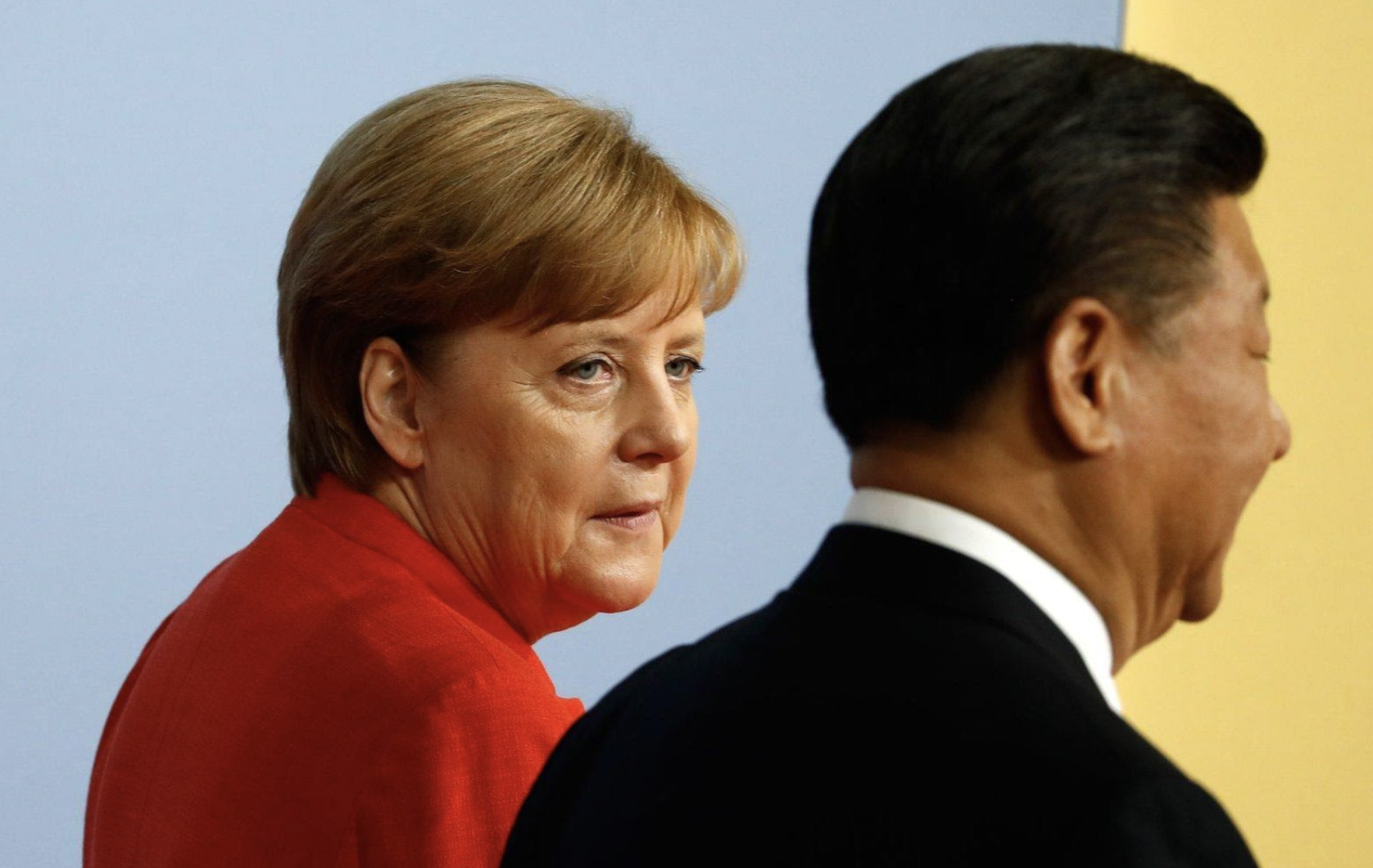 Thủ tướng Đức Angela Merkel và Chủ tịch Trung Quốc Tập Cận Bình - Ảnh: Getty.