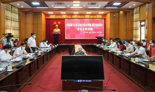 Thứ trưởng Đỗ Xuân Tuyên: Thái Bình không được phép chủ quan, lơ là trong phòng, chống dịch 