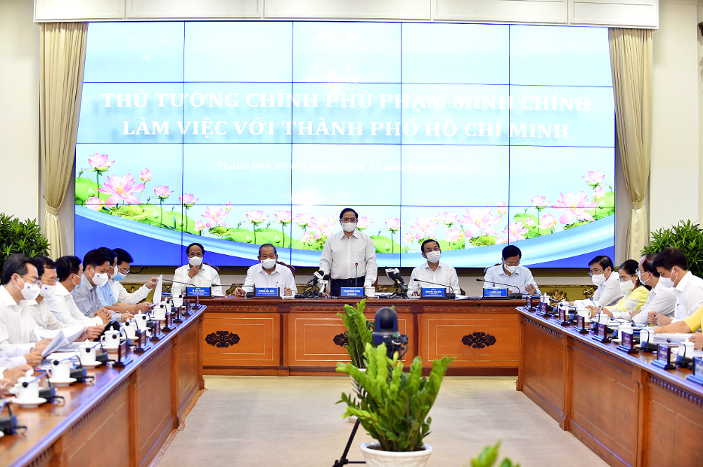 Toàn cảnh buổi làm việc. Ảnh: VGP/Nhật Bắc.