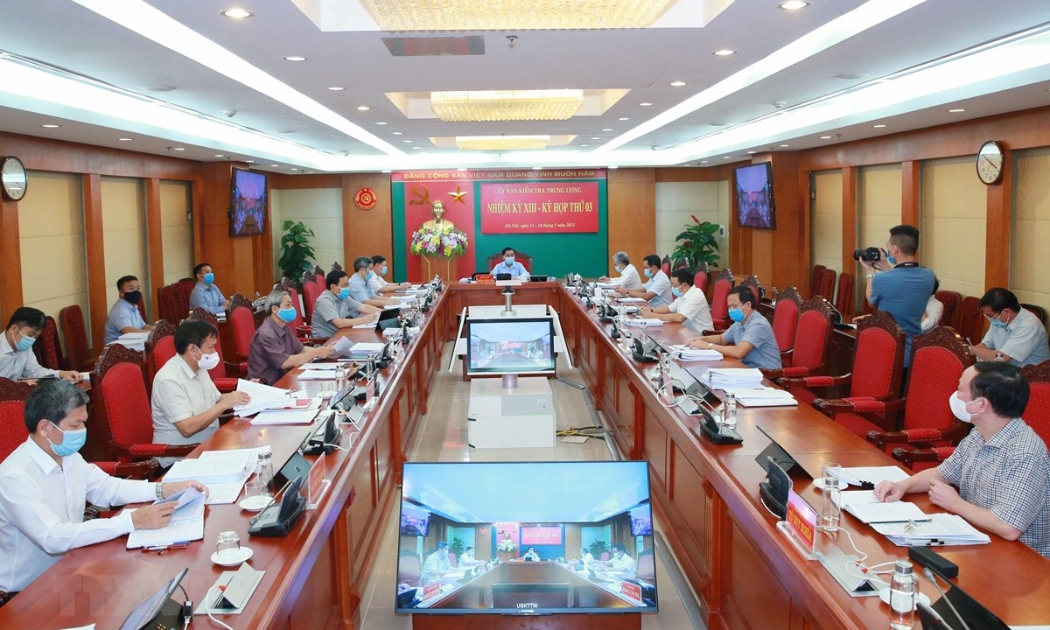 Kỳ họp thứ 3 của Ủy ban Kiểm tra Trung ương - Ảnh: UBKTTW.