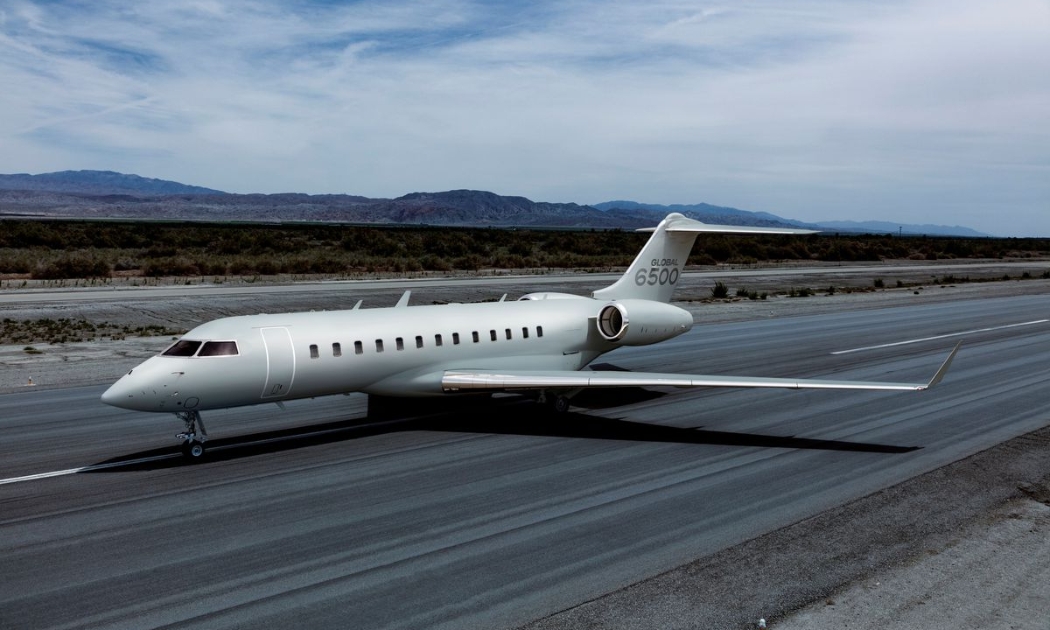 Máy bay phản lực Bombardier Global 6500 - Ảnh: Reuters.