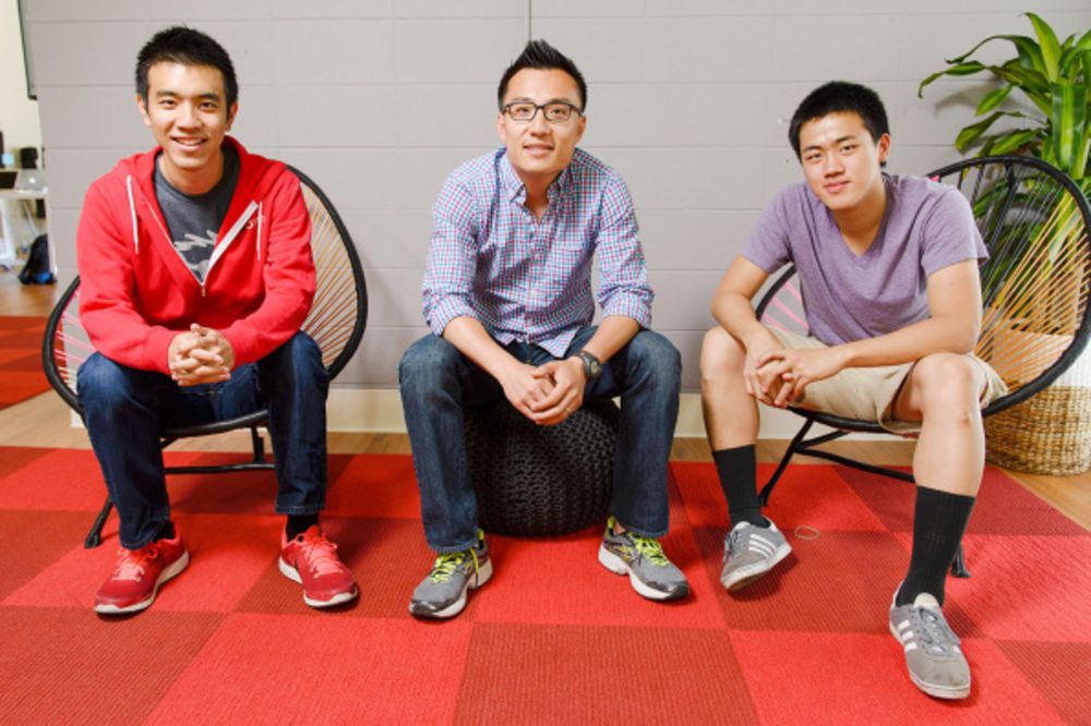 Từ trái qua: Stanley Tang, Tony Xu, và Andy Fang