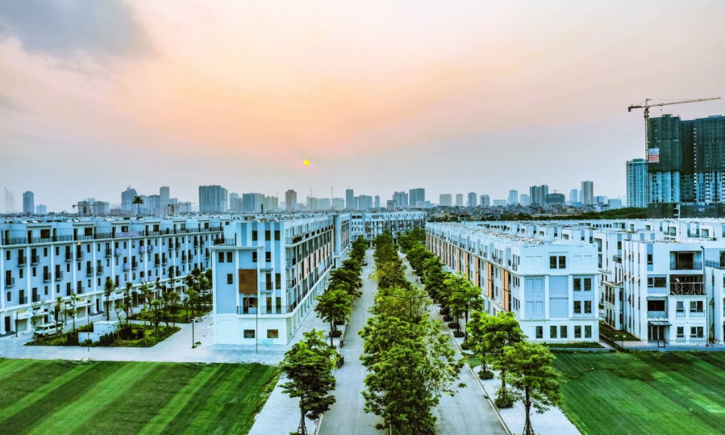 The Manor Central Park kiến tạo những phố Hàng hiện đại nối tiếp, hứa hẹn tạo nên một điểm đến thương mại sầm uất bậc nhất thủ đô khi đi vào hoạt động. (Ảnh: The Manor Central Park).