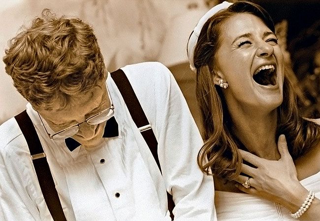 Bill Gates và Melinda French trong đám cưới vào năm 1994.