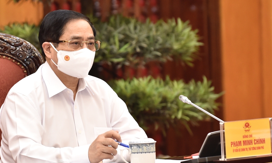 Thủ tướng Phạm Minh Chính chủ trì cuộc họp chiều 17/5 - Ảnh: VGP.