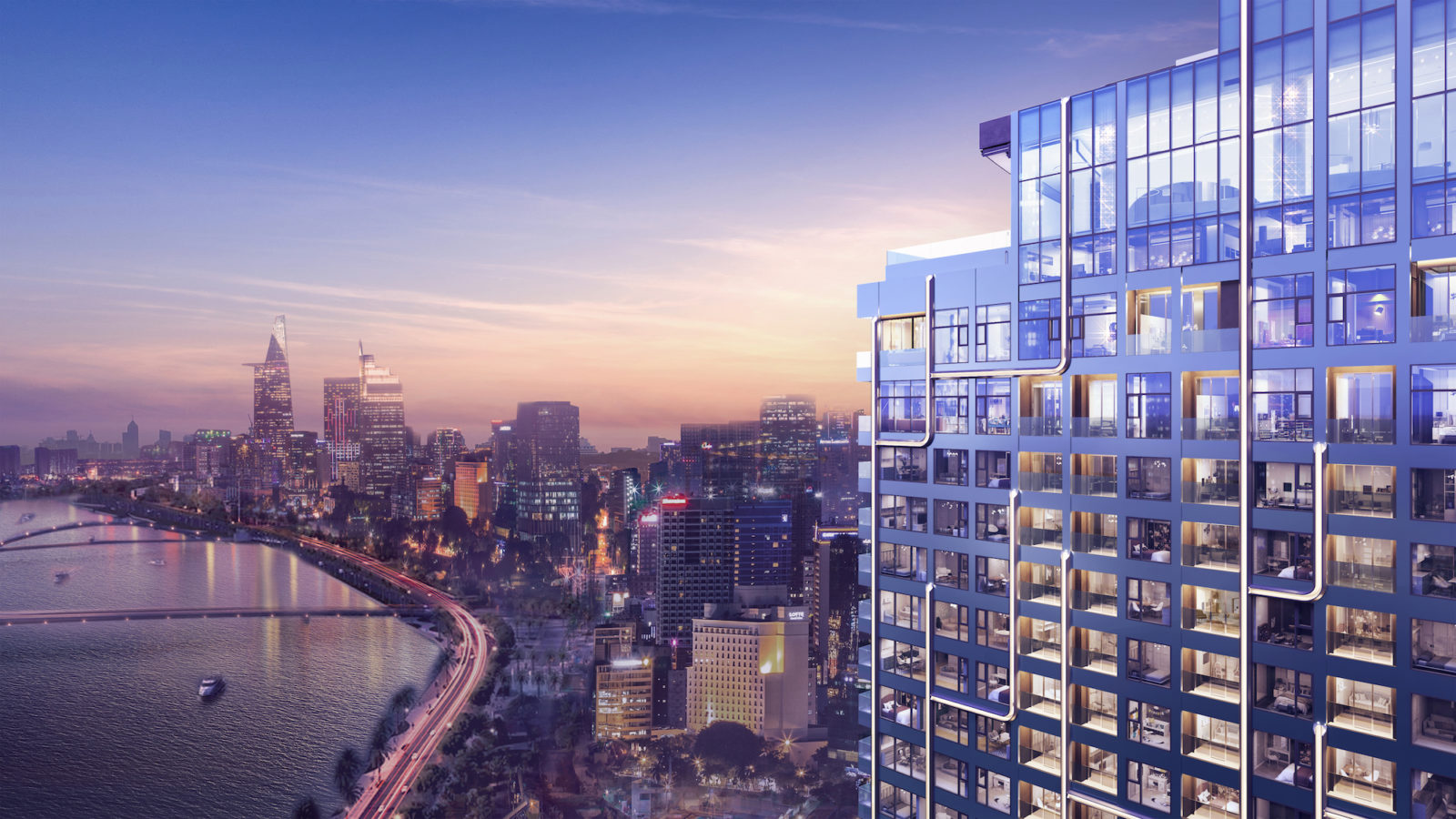 Dự án Grand Marina là dự án bất động sản hàng hiệu đầu tiên tại Việt Nam của thương hiệu Marriott năm trong khu vực trung tâm.