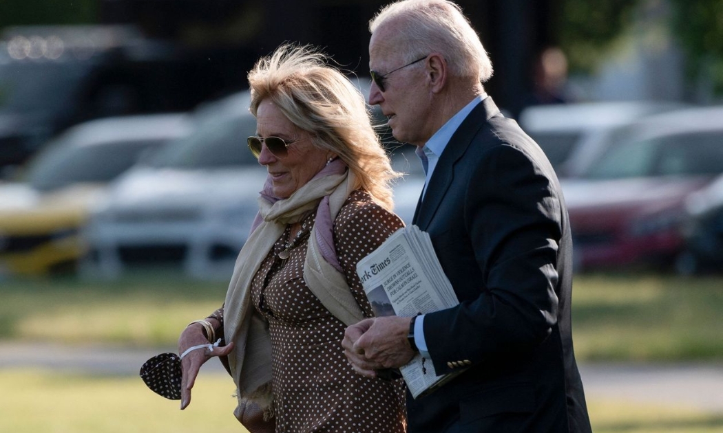 Vợ chồng Tổng thống Mỹ Joe Biden - Ảnh: Getty/WSJ.