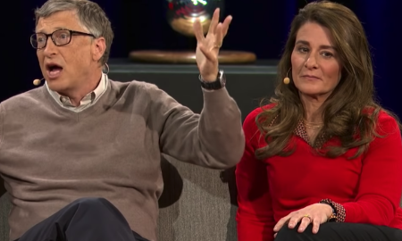 Vợ chồng tỷ phú Bill Gates - Ảnh: YouTube/Ted
