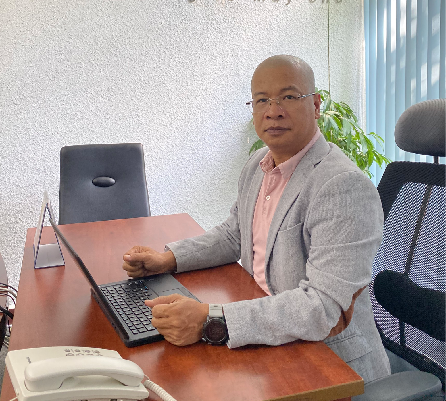 Ông Hồ Vi Đại Nghĩa, Giám đốc điều hành Công ty Nhất Tiến Chung.