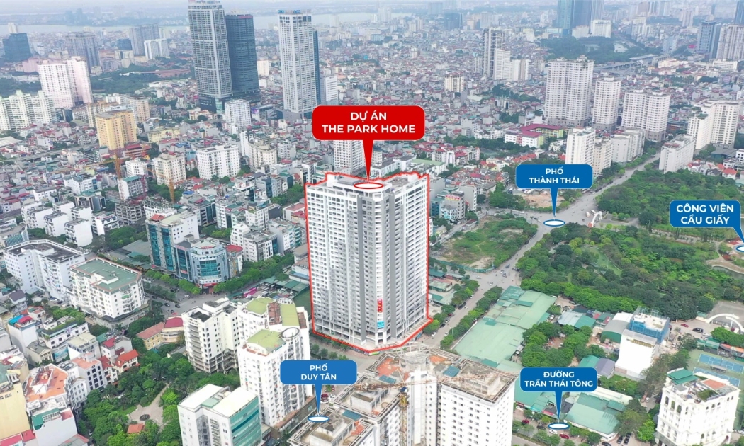 The Park Home là sự lựa chọn căn hộ hiếm hoi còn lại tại quận Cầu Giấy.