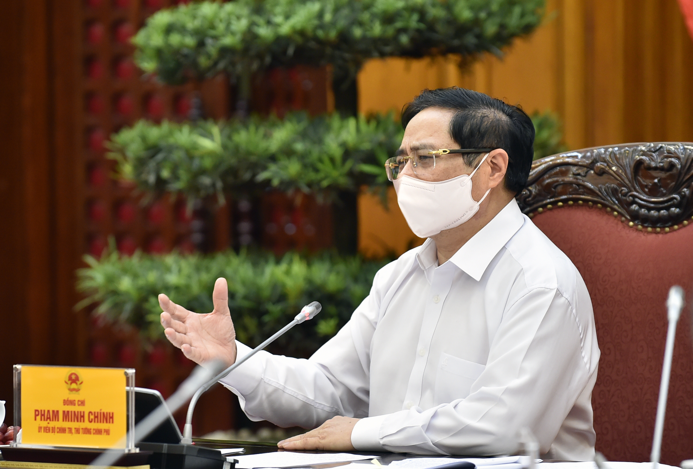Thủ tướng Phạm Minh Chính tại buổi làm việc với Bộ Nông nghiệp và Phát triển nông thôn - Ảnh: VGP.