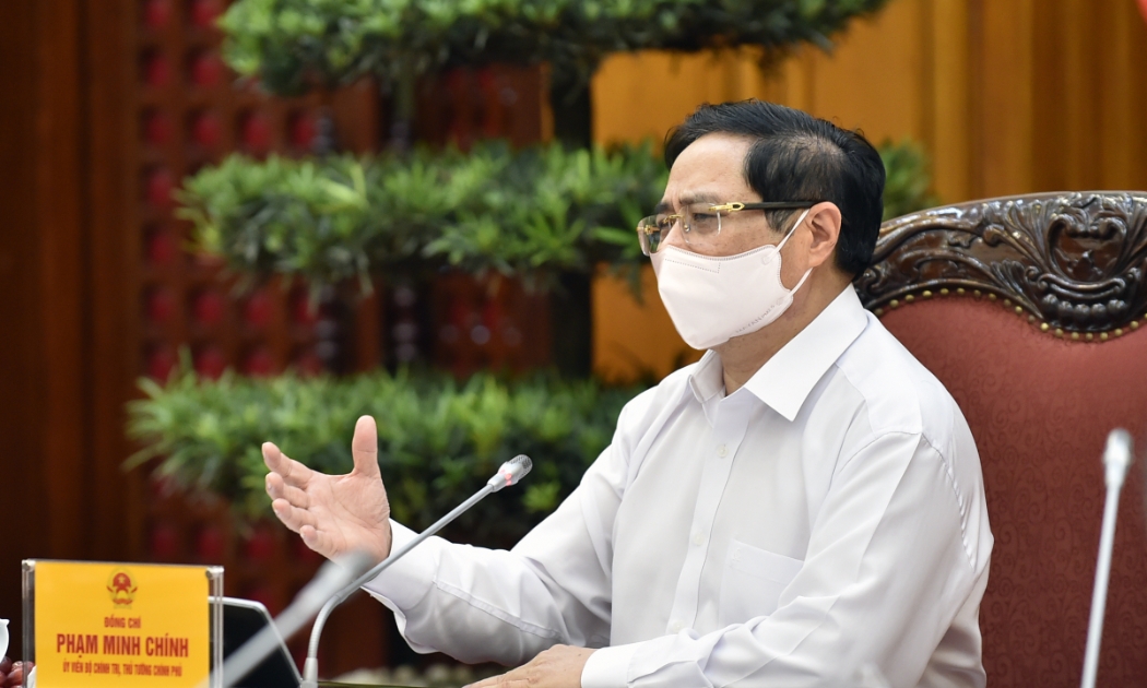 Thủ tướng Phạm Minh Chính tại buổi làm việc với Bộ Nông nghiệp và Phát triển nông thôn - Ảnh: VGP.