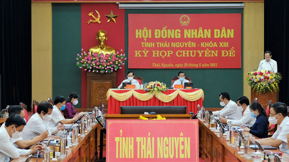 Kỳ họp chuyên đề Hội đồng Nhân dân tỉnh Thái Nguyên khóa 13, nhiệm kỳ 2016-2021.