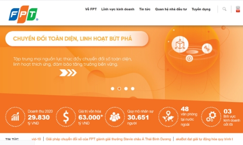 4 tháng, FPT lãi ròng tăng 20% so với cùng kỳ