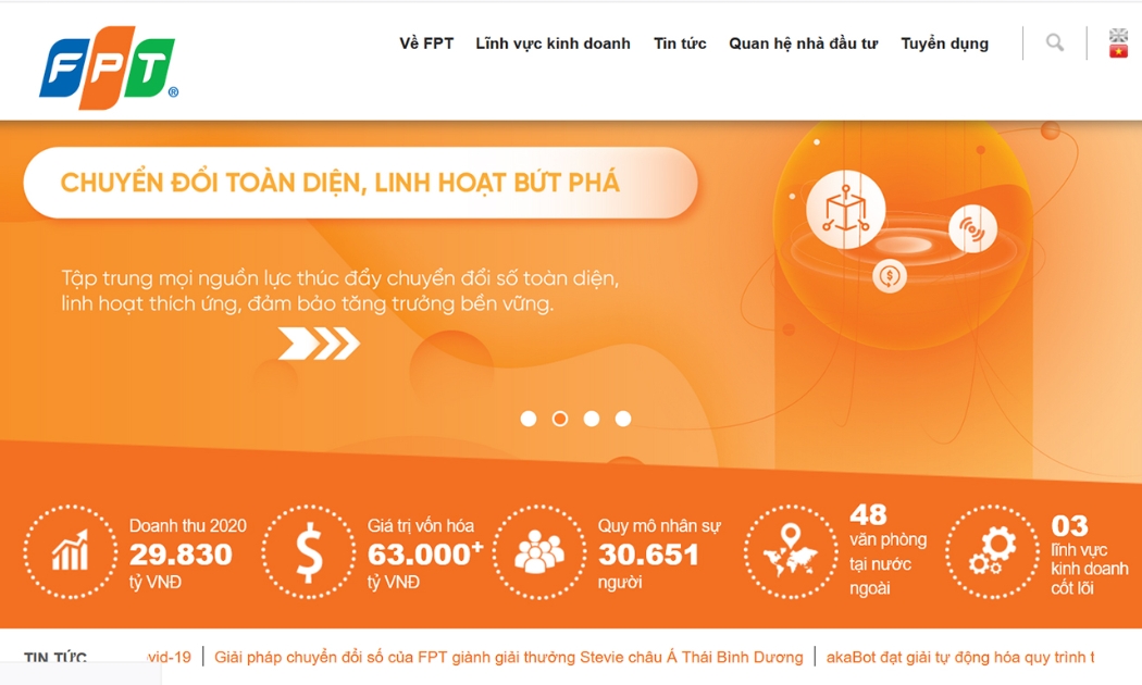 Doanh thu và lợi nhuận của FPT tăng chủ yếu được thúc đẩy bởi 3 mảng kinh doanh cốt lõi của công ty.