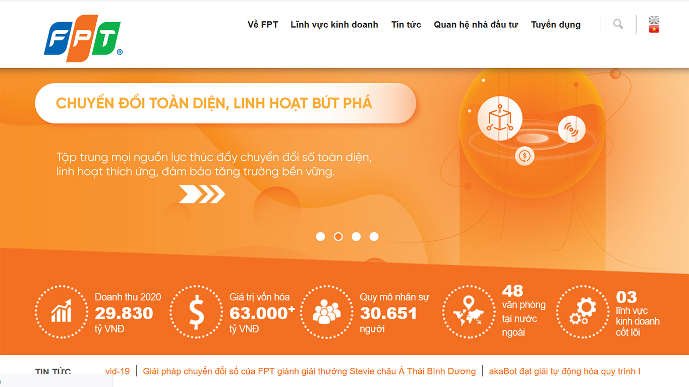 Doanh thu và lợi nhuận của FPT tăng chủ yếu được thúc đẩy bởi 3 mảng kinh doanh cốt lõi của công ty.