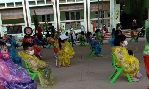 Hà Nam: 24 học sinh mầm non 3 tuổi và 6 giáo viên phải cách ly tập trung