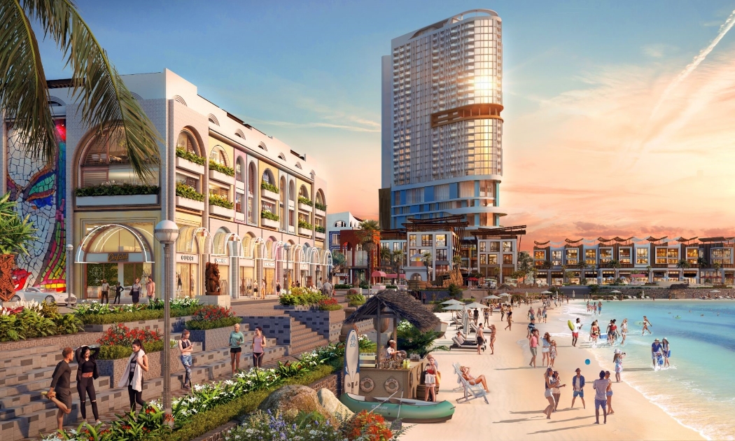 Dự án Vega City Nha Trang, một trong những quần thế nghỉ dưỡng cao cấp với vị trí sát biển nổi bật.