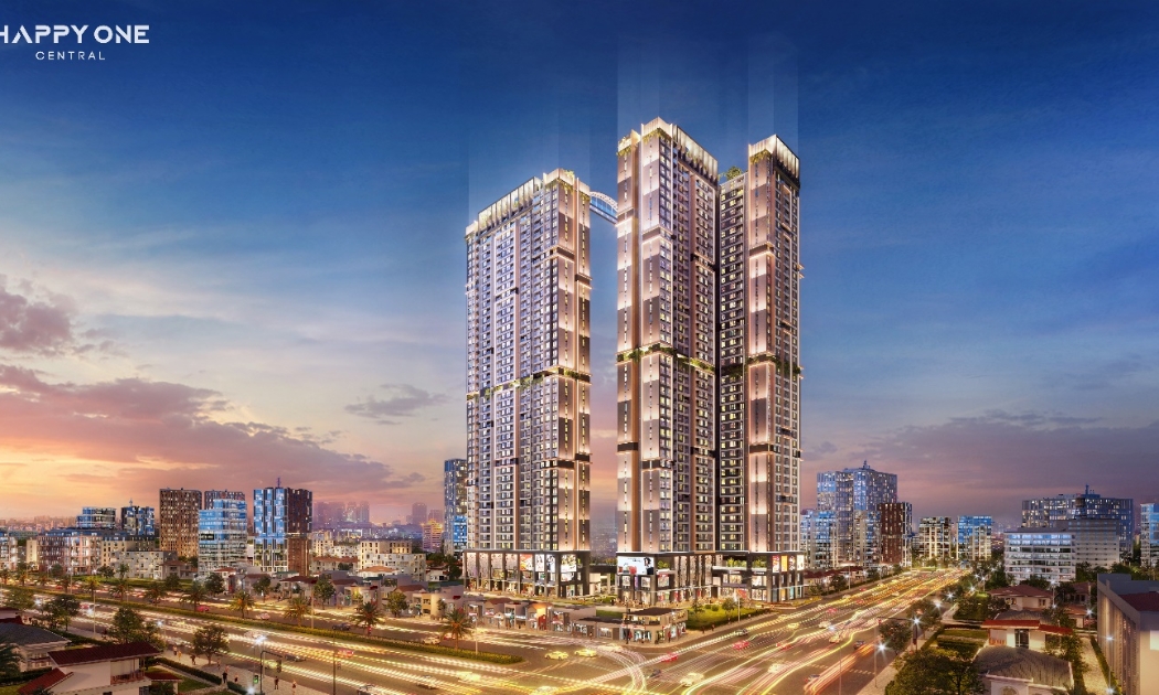 Khu phức hợp căn hộ thông minh trung tâm thành phố Thủ Dầu Một Happy One - Central.