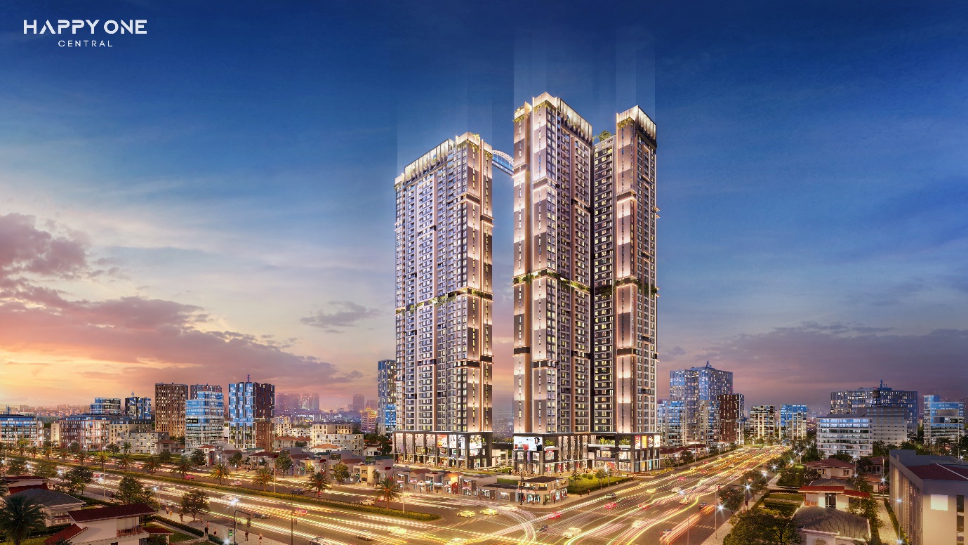 Khu phức hợp căn hộ thông minh trung tâm thành phố Thủ Dầu Một Happy One - Central.