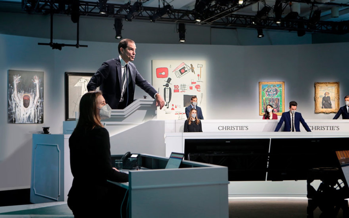 Trong những phiên đấu giá mới diễn ra gần đây tại nhà đấu giá Christie's Hong Kong, tranh Việt lại tiếp tục “lên ngôi”.