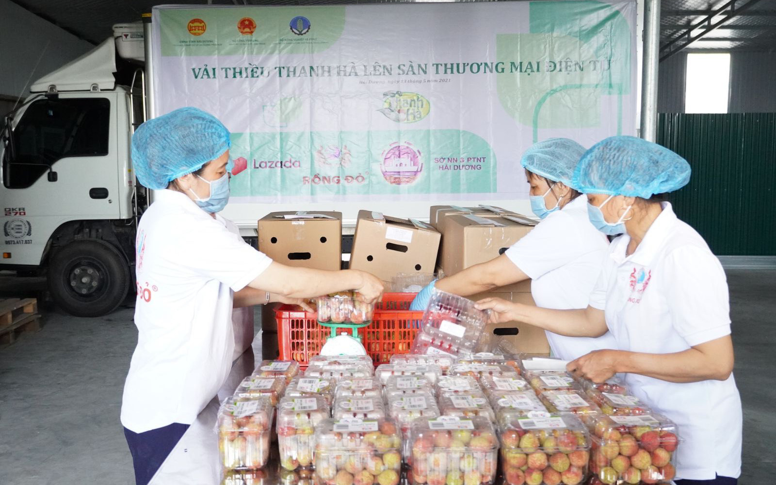 Người tiêu dùng mọi miền đất nước, quốc tế sẽ biết đến vải Thanh Hà một cách đầy đủ nhất và có thể đặt mua tại nhà.
