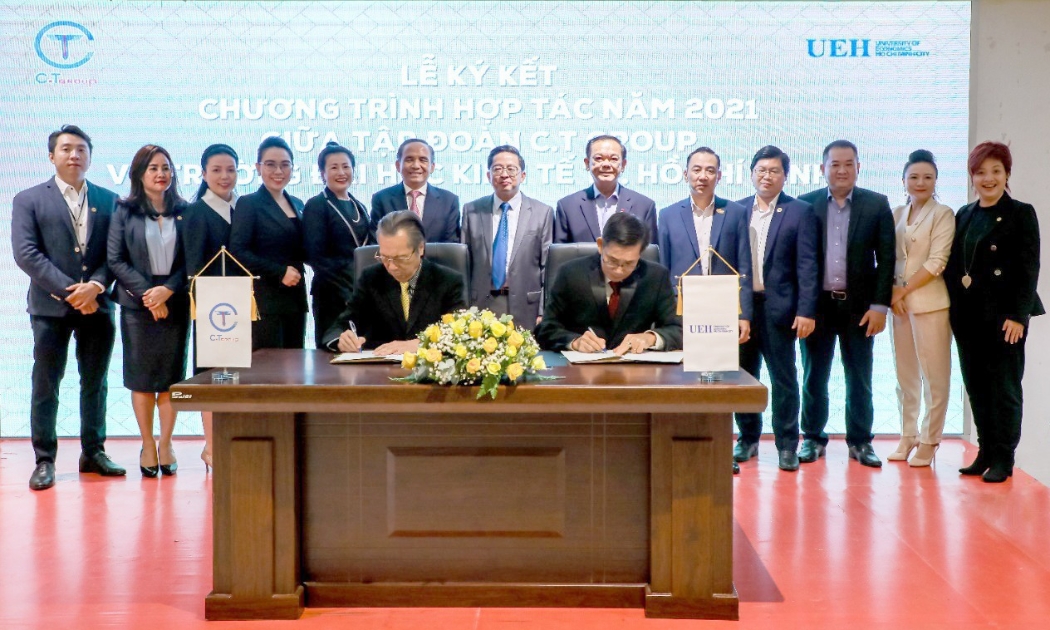 Lễ hợp tác chiến lược giữa Tập đoàn C.T Group và Trường Đại học Kinh tế Tp.HCM.
