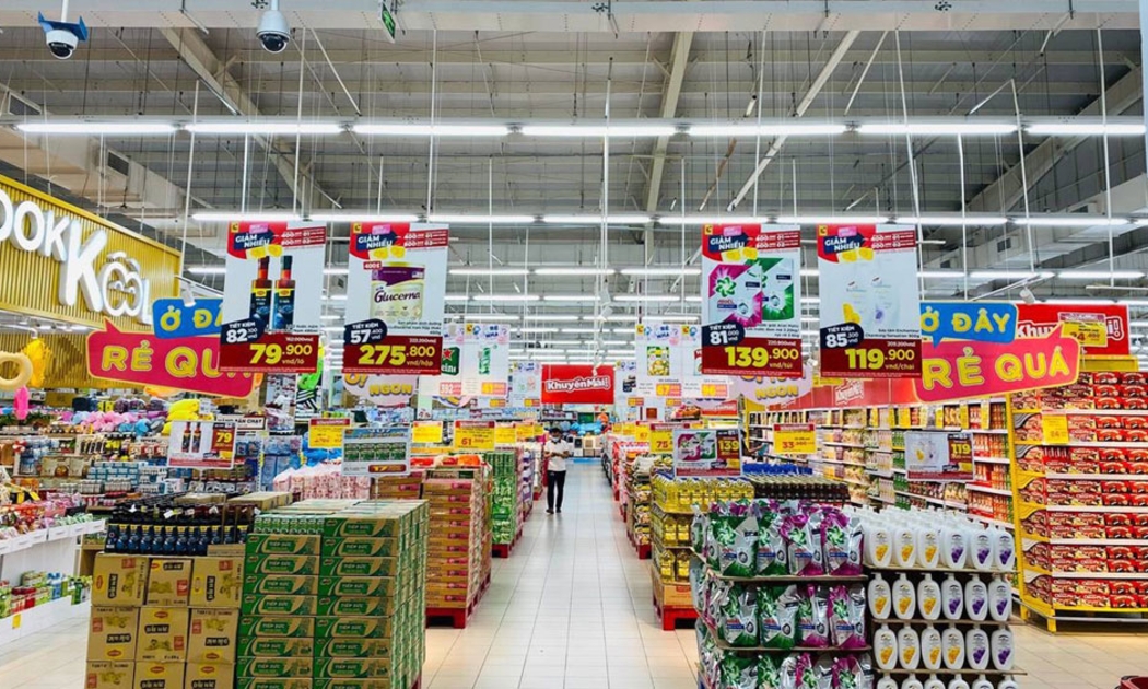 Siêu thị BigC Bắc Giang dự trữ đủ nguồn hàng phục vụ người tiêu dùng.