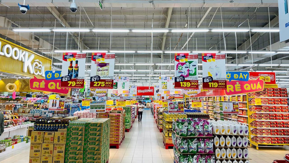 Siêu thị BigC Bắc Giang dự trữ đủ nguồn hàng phục vụ người tiêu dùng.