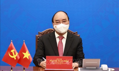 Chủ tịch nước Nguyễn Xuân Phúc điện đàm với Tổng Bí thư, Chủ tịch nước Trung Quốc Tập Cận Bình