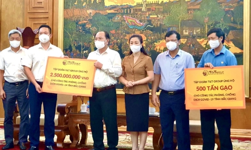 T&T ủng hộ 1.000 tấn gạo và 5 tỷ đồng tiếp sức cho Bắc Ninh, Bắc Giang chống dịch