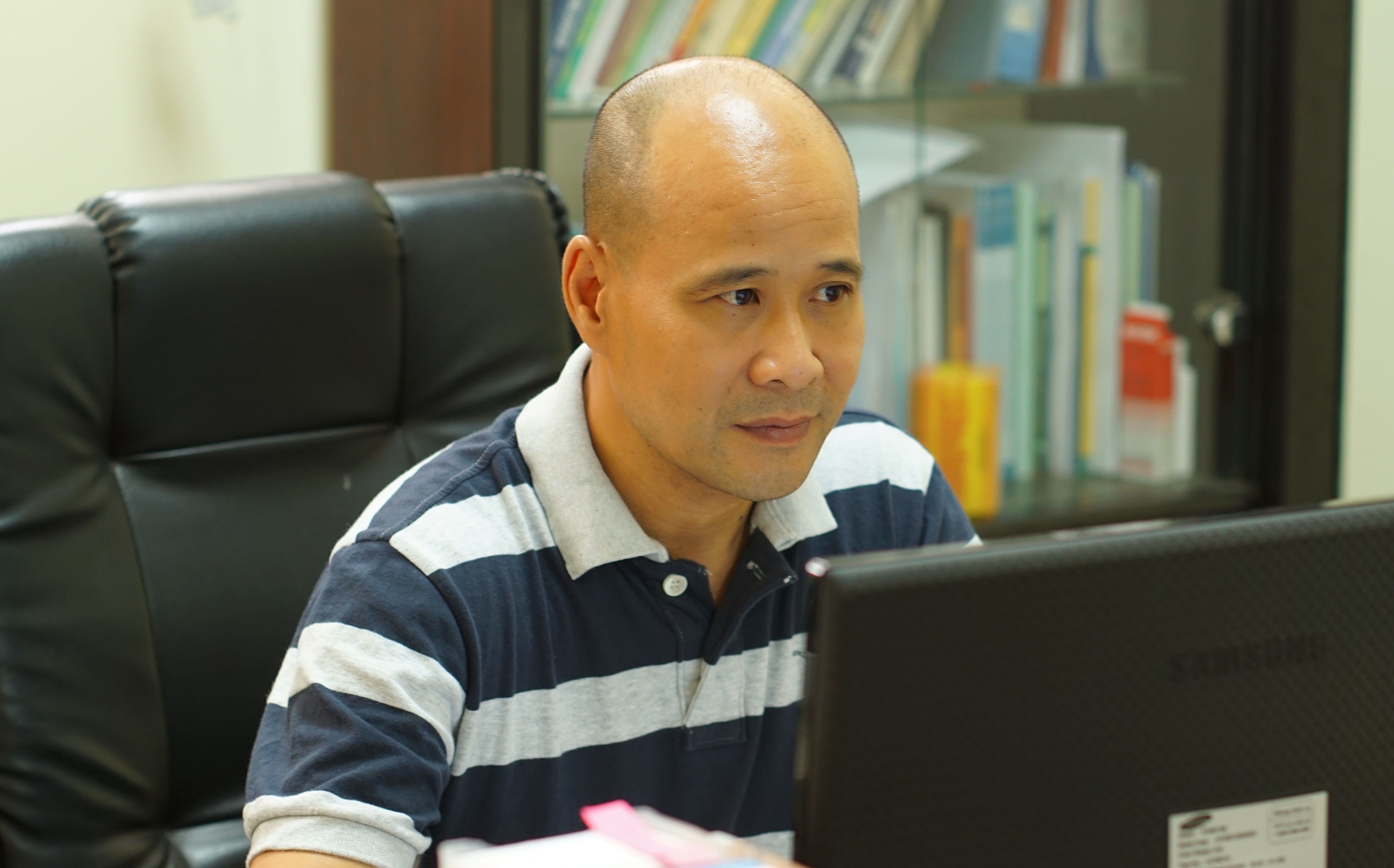 TS Ng&ocirc; Tự Lập, Viện trưởng Viện Quốc tế Ph&aacute;p ngữ, Đại học Quốc gia H&agrave; Nội. Ảnh - Huỳnh Như.&nbsp;