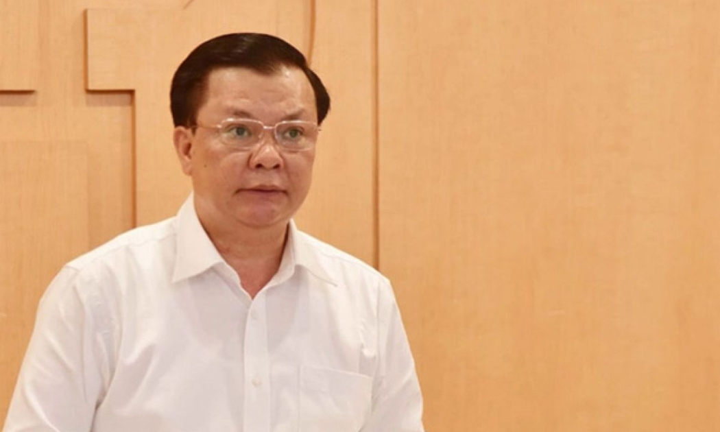 Bí thư Thành ủy Hà Nội Đinh Tiến Dũng.