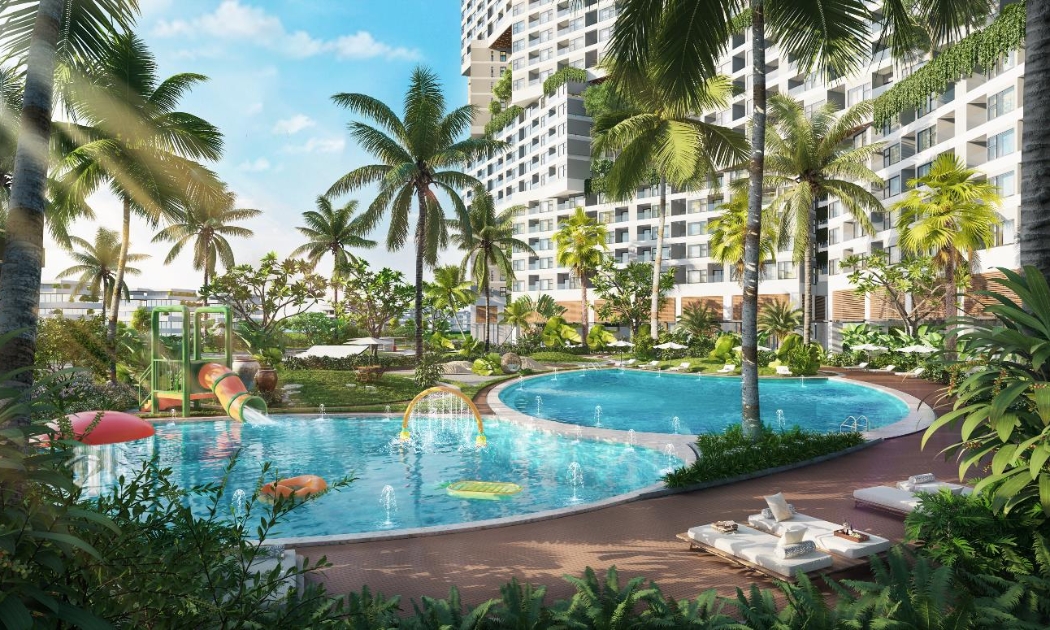 Được đánh giá như điểm đến hàng đầu tại Bình Thuận - Căn hộ biển Wyndham Coast mang đến cho khách hàng cuộc sống nghỉ dưỡng đậm chất “xanh”.