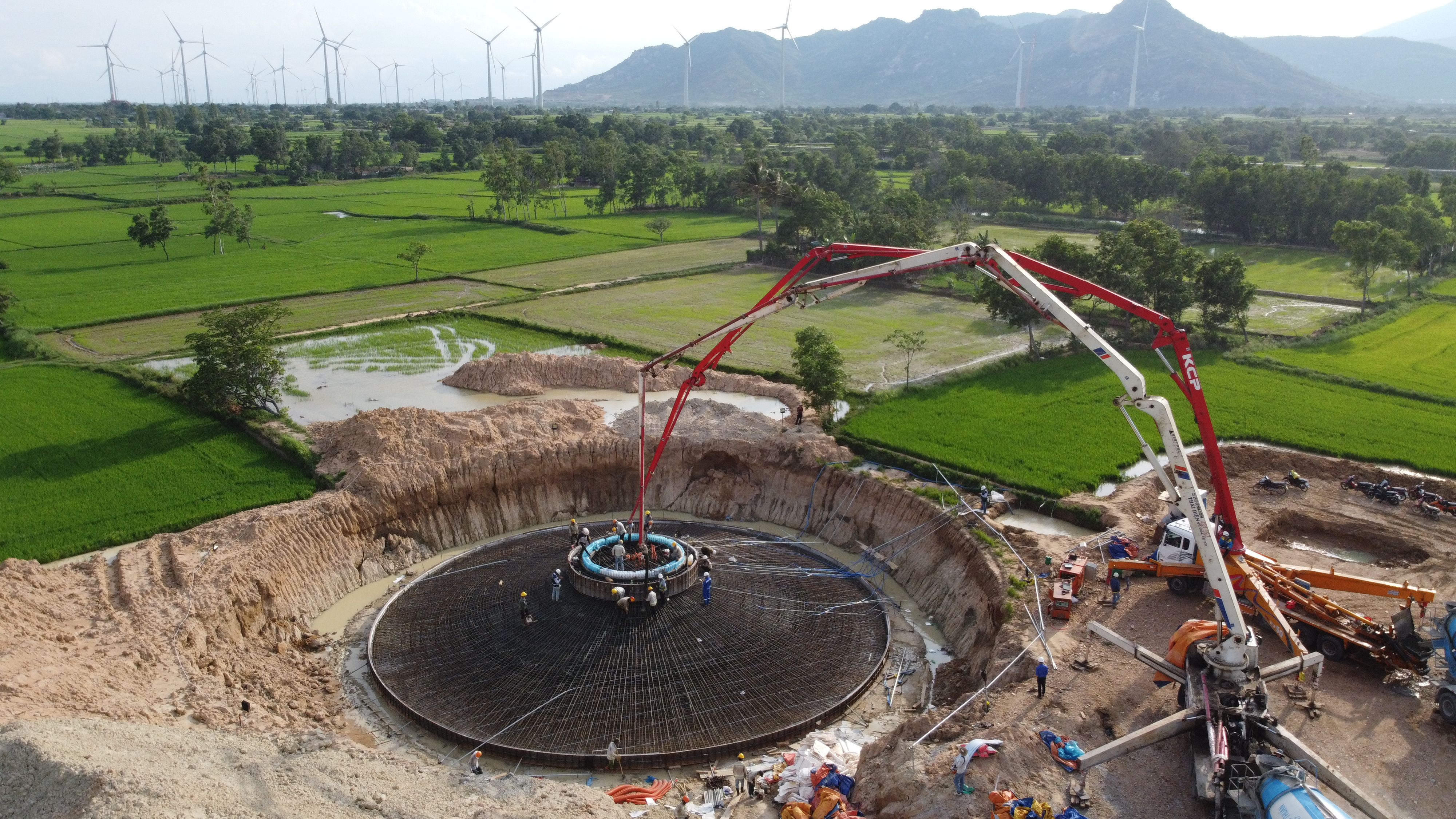 Dự án Phong điện Lợi Hải 2 tại tỉnh Ninh Thuận.