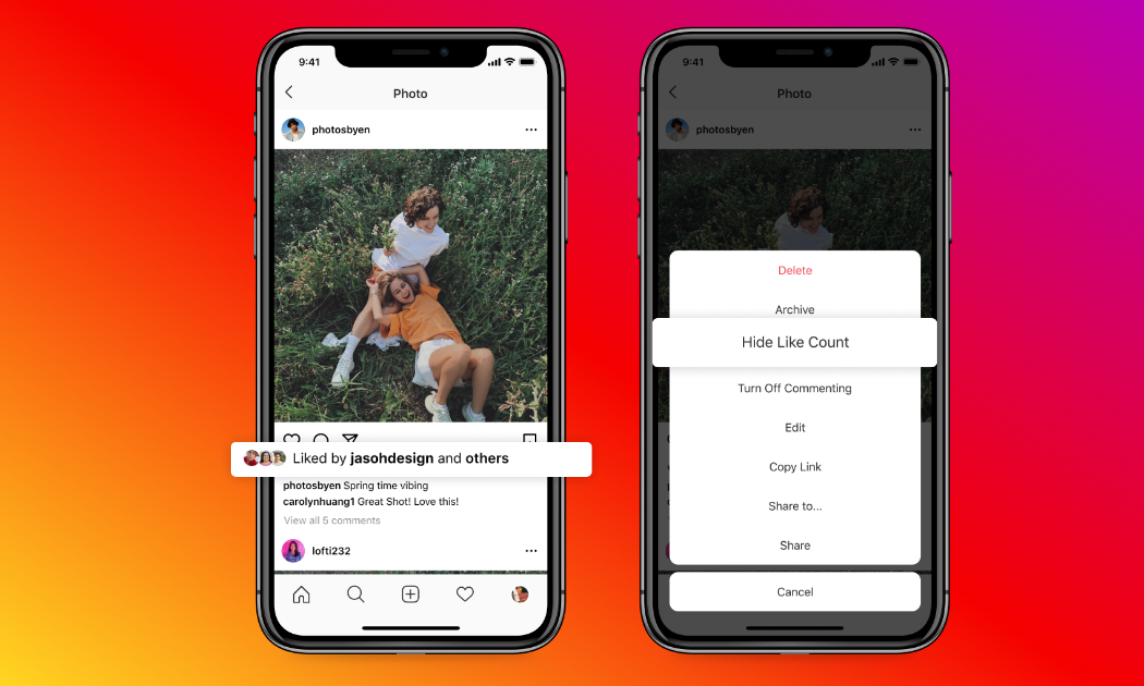 Người dùng có thể ẩn số lượng like trên Facebook